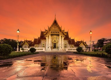 Mermer Tapınak, Wat Benchamabopitr Dusitvanaram Bangkok, Tayland