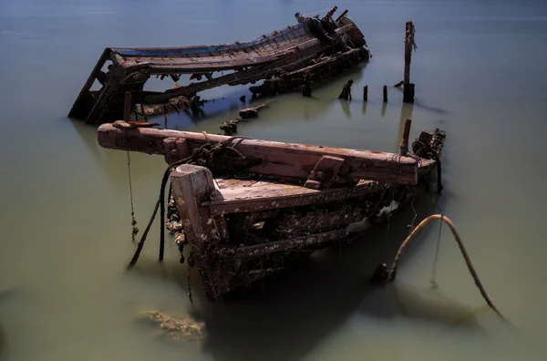 O navio naufragado, Tailândia — Fotografia de Stock