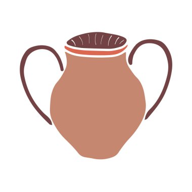 İki kollu bir atıcı. Tasarım için vektör ögesi.