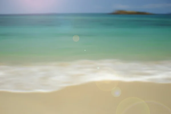 Beach blur background, motion blured filter effect. — Stock Photo, Image