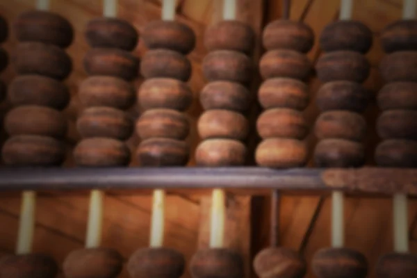 Immagine sfocata del processo di abaco in annata tonica per sfondo . — Foto Stock