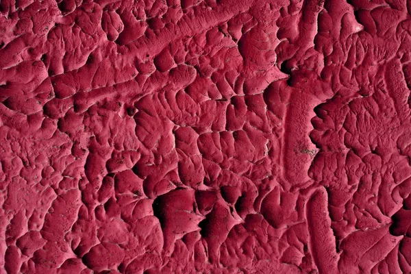 Astratto scioccante superficie della parete di stucco rosa . — Foto Stock