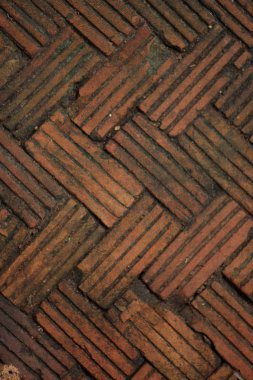 tuğla zemin, doku arka plan desenini