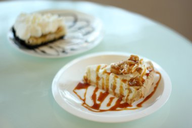 tatlı tarifi, elma peynir pasta ve banoffee