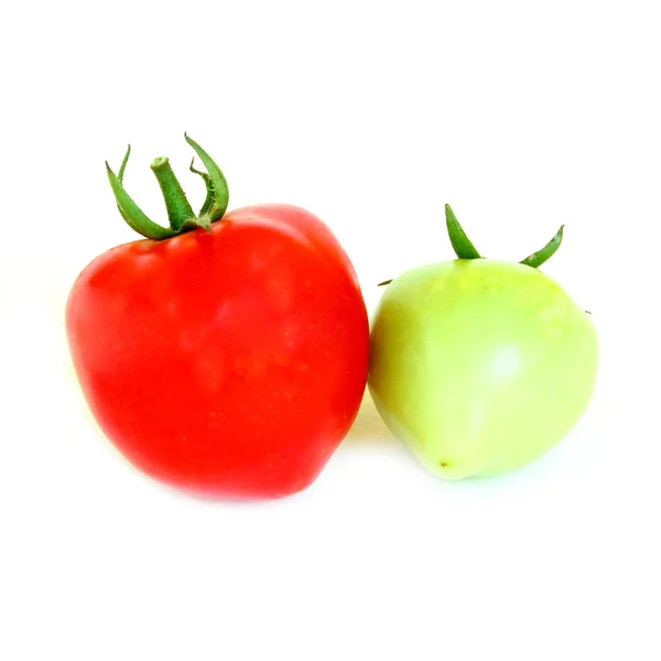 Tomates rojos y verdes — Foto de Stock