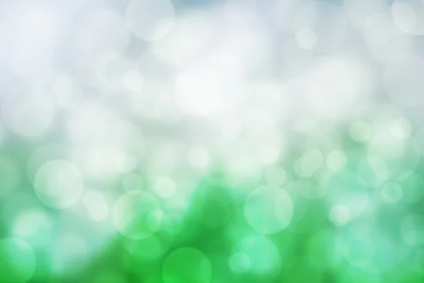 Un'immagine di sfondo bianco e verde bokeh — Foto Stock