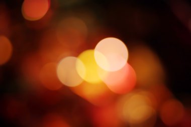 Gece ışık renkli bokeh, arka plan.