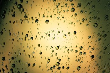 su damlaları cam, arka plan, vintage tarzı