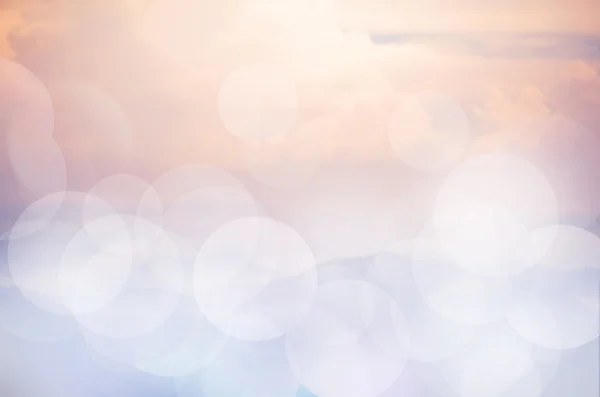 Розовое небо боке фон — стоковое фото