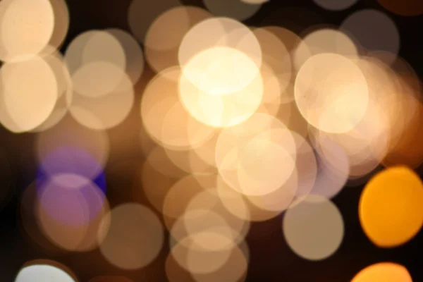 Abstrakte kreisförmige Bokeh Hintergrund der Lichter — Stockfoto