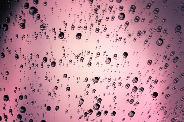 Gotas de água em vidro, fundo abstrato, estilo vintage — Fotografia de Stock