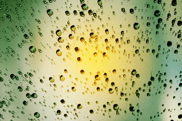 Vattendroppar på glaset, abstrakt bakgrund, vintage stil — Stockfoto
