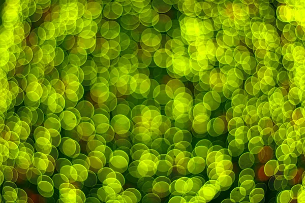 Oskärpa abstrakt grönt ljus bokeh jul bakgrund — Stockfoto