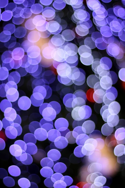 Desfocado abstrato luz bokeh natal fundo — Fotografia de Stock