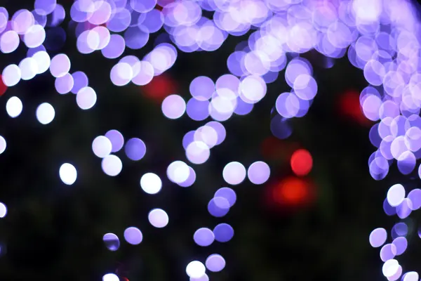 Soyut ışık bokeh Noel arka plan defocused — Stok fotoğraf