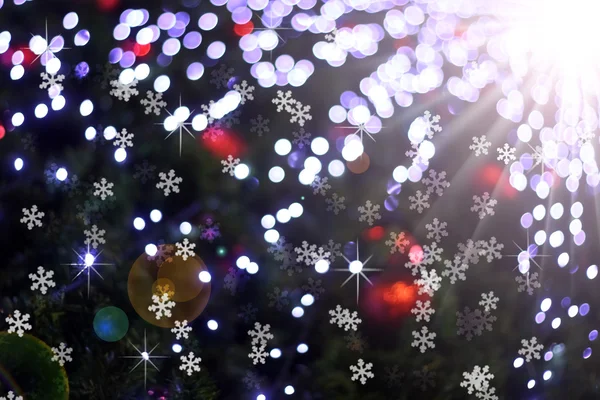 Ослабленный абстрактный светлый боке и яркий рождественский фон — стоковое фото