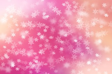 Düşen kar pul ile renkli arka plan.