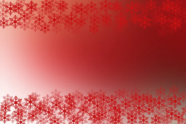 Astratto sfondo di Natale rosso e bianco con fiocchi di neve fra — Foto Stock