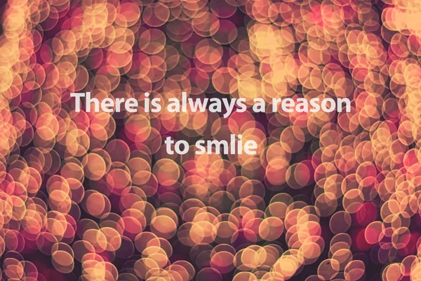 Inspirational Typographic Quote - There is always a reason to sm — Stock Photo, Image