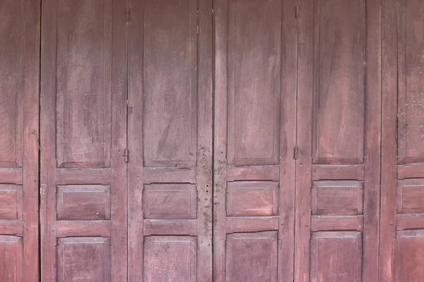 old wooden folding door.