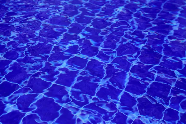 Background of water in the swimming pool with a wave. — Stock Photo, Image