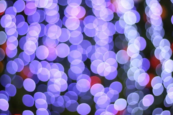 Soyut ışık bokeh Noel arka plan defocused — Stok fotoğraf