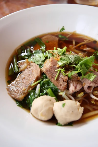 Asiatische Reisnudel Rezept. — Stockfoto