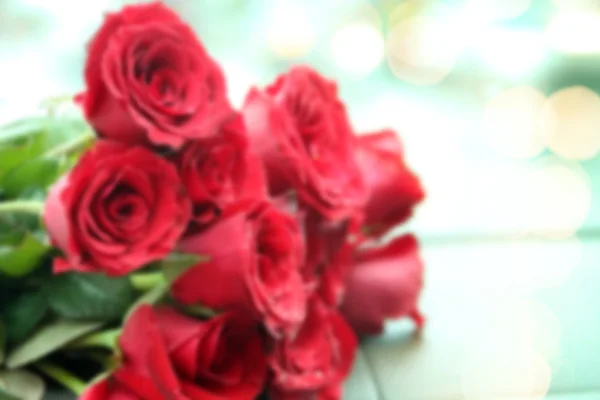 Blurred Red roses bouquet for background. — Stock Photo, Image