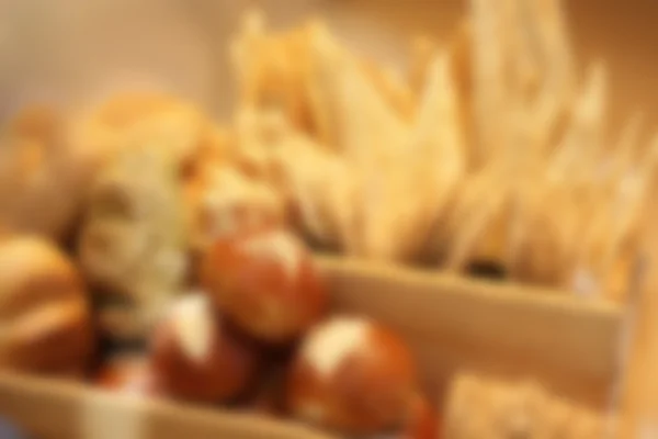 Θολή εικόνα ψωμιά στο καλάθι. — Φωτογραφία Αρχείου
