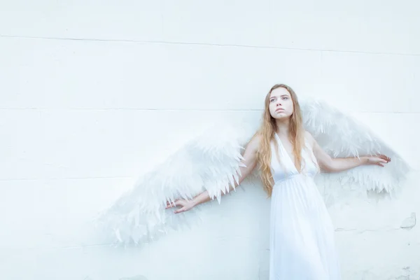 Ritratto di un angelo triste — Foto Stock