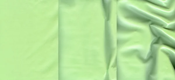 Conjunto de texturas de cuero verde claro — Foto de Stock