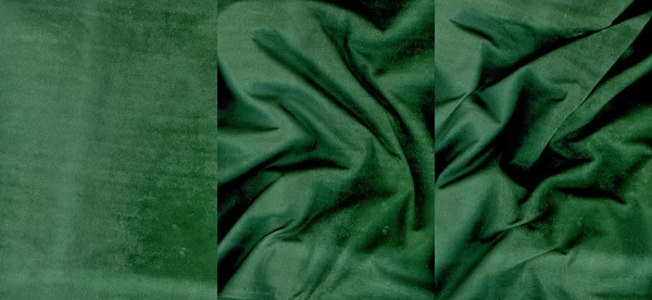 Kireç yeşil süet deri dokuları kümesi