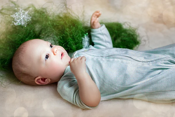 Retrato de um lindo bebê — Fotografia de Stock
