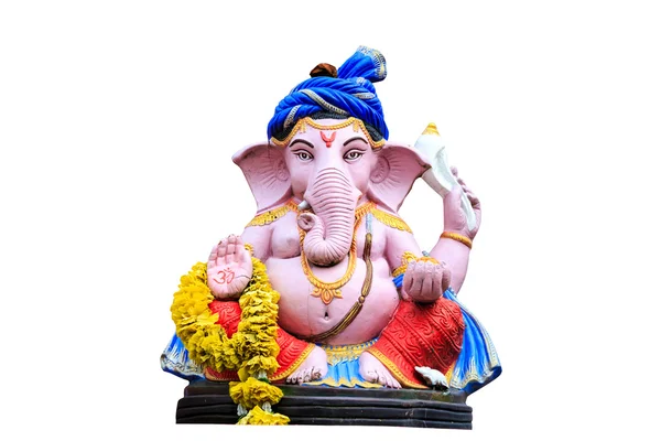 Ganesh standbeeld in isoleren met cliping pad — Stockfoto