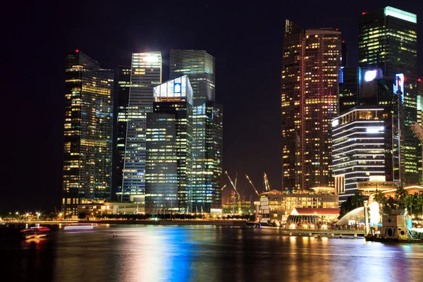 Singapore Cityscape at night — Stock Photo, Image