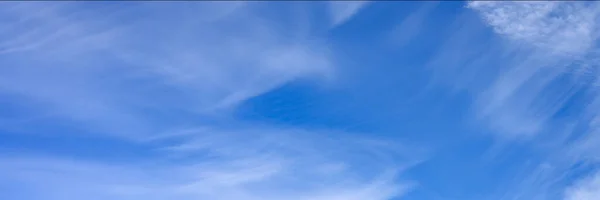 bright blue sky with cloud. banner