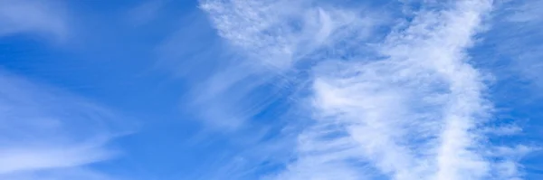 bright blue sky with cloud. banner