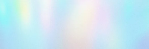 blur, grain, and texture of iridescent holographic abstract aurora light neon colors background. blurred pastel multicolored backdrop from glowing lights. banner