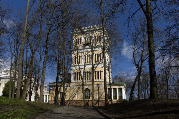 Palace Rumyantsevs Paskevichs Gomel Palace Park Ensemble Winter Named Lunacharsky — Stock Photo, Image