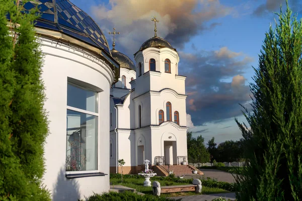 Templo Del Icono Georgiano Madre Dios Gomel — Foto de Stock