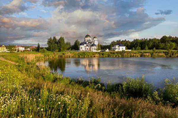 Templo Del Icono Georgiano Madre Dios Gomel — Foto de Stock