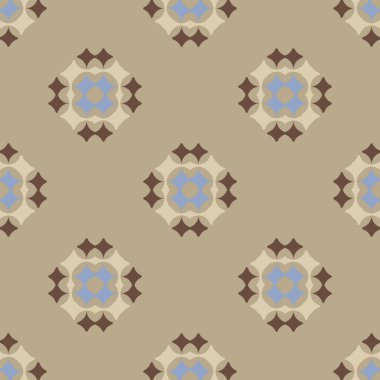 Klasik Şablon Süslemesi, Kusursuz Geometrik Tasarım Şablonu, Duvar Kağıdı, Moda Yazısı, Moda Dekorasyonu, Ev Tekstili, Retro Dekor. Vektör.