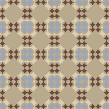 Klasik Şablon Süslemesi, Kusursuz Geometrik Tasarım Şablonu, Duvar Kağıdı, Moda Yazısı, Moda Dekorasyonu, Ev Tekstili, Retro Dekor. Vektör.