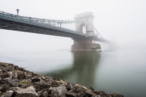 Chain Bridge over the Danube — Stock Photo, Image