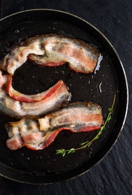 Kızarmış domuz pastırması Pan 