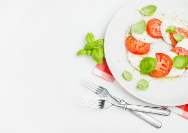 CLassic Italian Caprese salad clipart