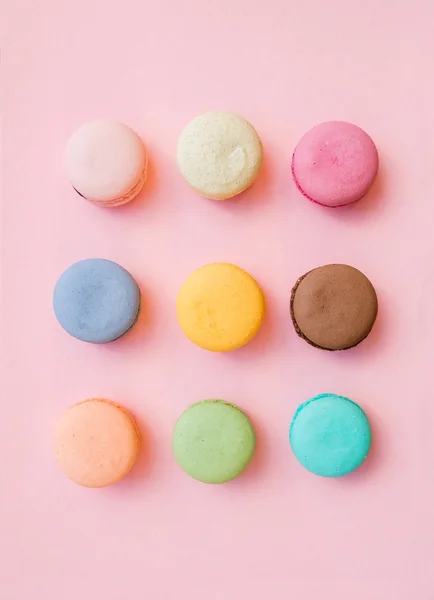 Biscuits macarons français — Photo