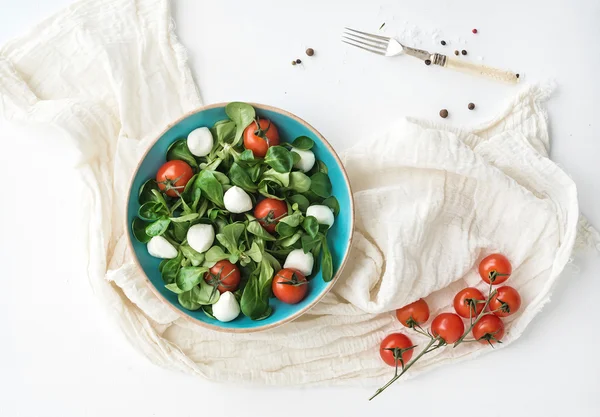 Spring salad with lamb's lettuce — Stock Photo, Image