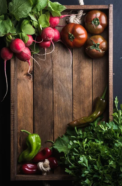 Ingredientes crus frescos para uma cozinha saudável — Fotografia de Stock