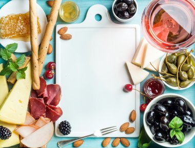 Yaz şarap snack seti